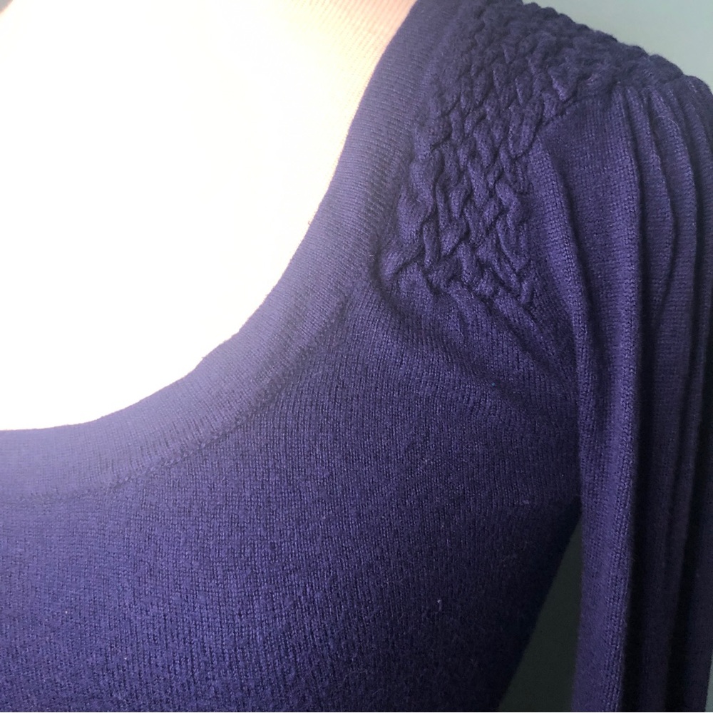 Aoyama Itchome cashmere wool dress. Purple. Size small. - Picture 6 of 9